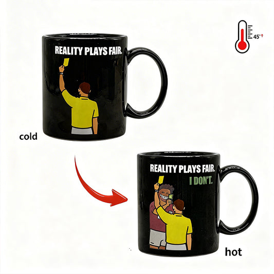 Soccer Referee Color Changing Mug – Funny Heat Sensitive Football Coffee Cup