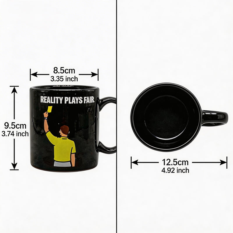 Soccer Referee Color Changing Mug – Funny Heat Sensitive Football Coffee Cup