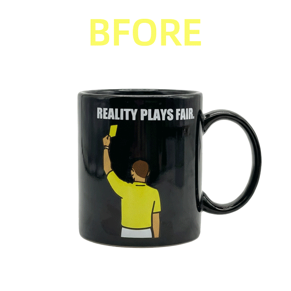 Soccer Referee Color Changing Mug – Funny Heat Sensitive Football Coffee Cup