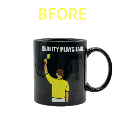 Soccer Referee Color Changing Mug – Funny Heat Sensitive Football Coffee Cup