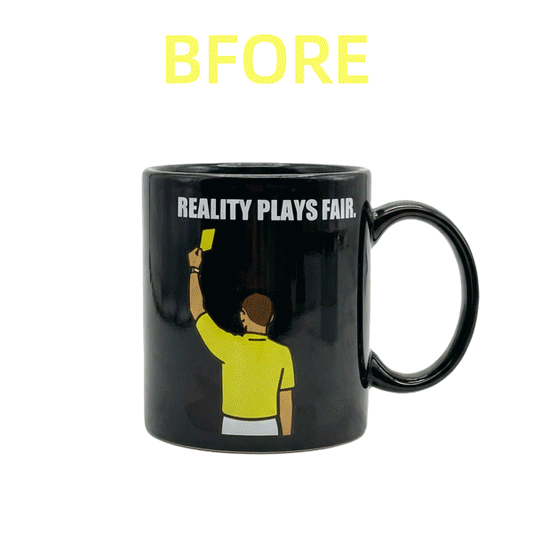 Soccer Referee Color Changing Mug – Funny Heat Sensitive Football Coffee Cup